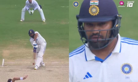 [Video] James Anderson Bowls A Dream Delivery To Rohit Sharma