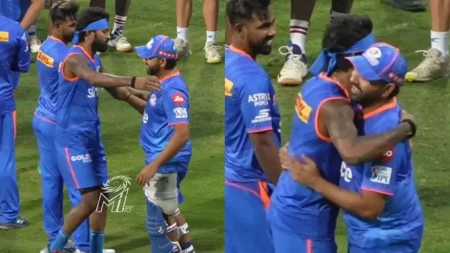 Fans React As Mumbai Indians Share Video Of Hardik Pandya Hugging Rohit Sharma