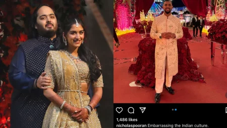Fans React As Nicholas Pooran Has A 'Typo' Error In His Post From Anant-radhika's Pre-wedding