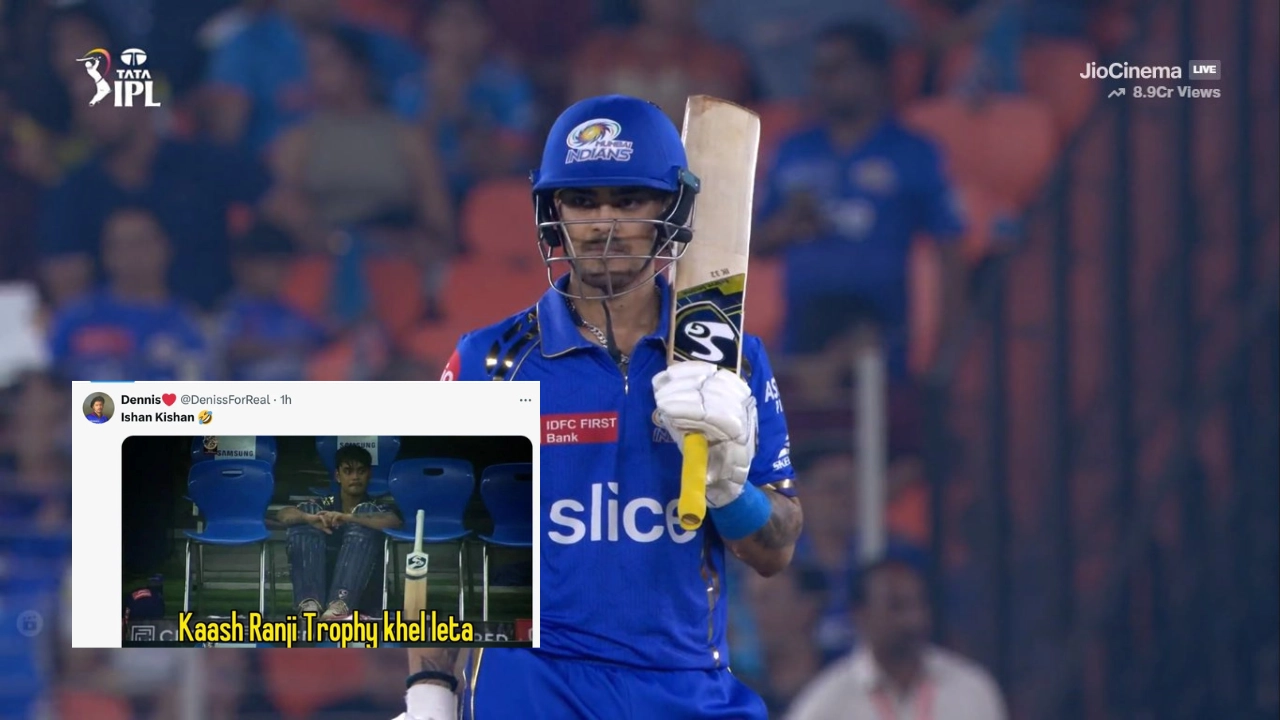 GT vs MI: Ishan Kishan Trolled For His Duck In His Comeback