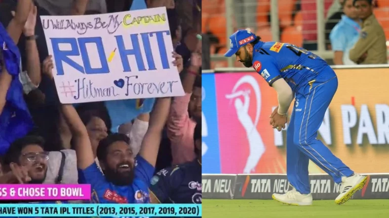 GT vs MI: Rohit Sharma's Fans Brings Posters In Narendra Modi Stadium To Show Support