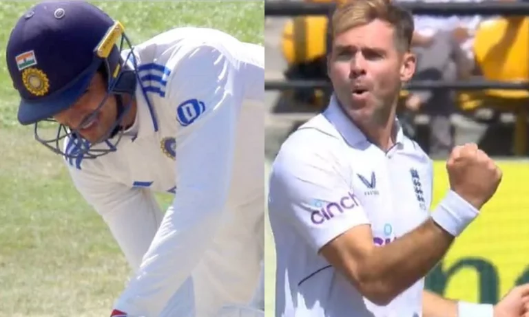 VIDEO - James Anderson Gave An Aggressive Send-Off To Shubman Gill