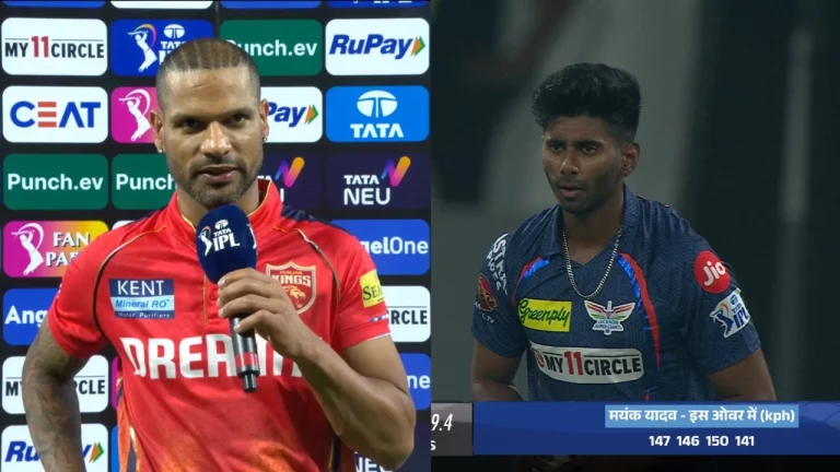 "His Pace Outsmarted Us" - Shikhar Dhawan Speaks Golden Words On Mayank Yadav