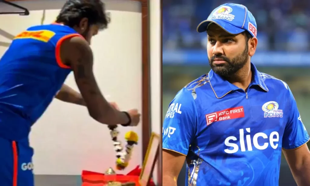 WATCH - New MI Captain Hardik Pandya Takes Blessings Of God Ahead Of IPL 2024