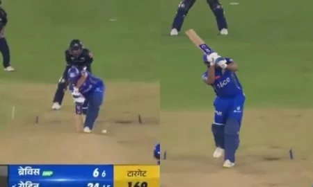 [Watch] Rohit Sharma Plays A Jaw-Dropping Flick That Goes For A Six In GT vs MI