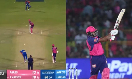 [Watch] R Ashwin Pulls Anrich Nortje For Two Jaw-Dropping Sixes