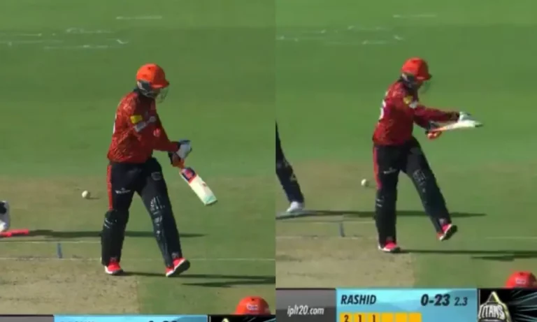 [Watch] Heinrich Klaasen Punched His Bat After Being Bowled By Rashid Khan In GT vs SRH