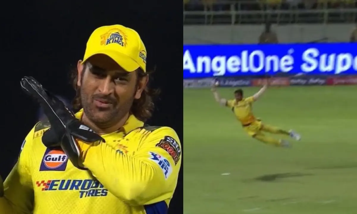 [Watch] Matheesha Pathirana Takes The Best Catch Of IPL 2024 Of Warner; MS Dhoni Applauds