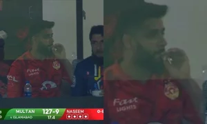 VIDEO - Imad Wasim Caught Smoking In Dressing Room During PSL 2024 Final