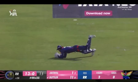 VIDEO - KL Rahul Took An Incredible Low Catch To Dismiss Jos Buttler