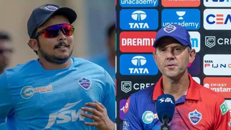 Ricky Ponting Sends A Stern Warning To Prithvi Shaw For IPL 2024