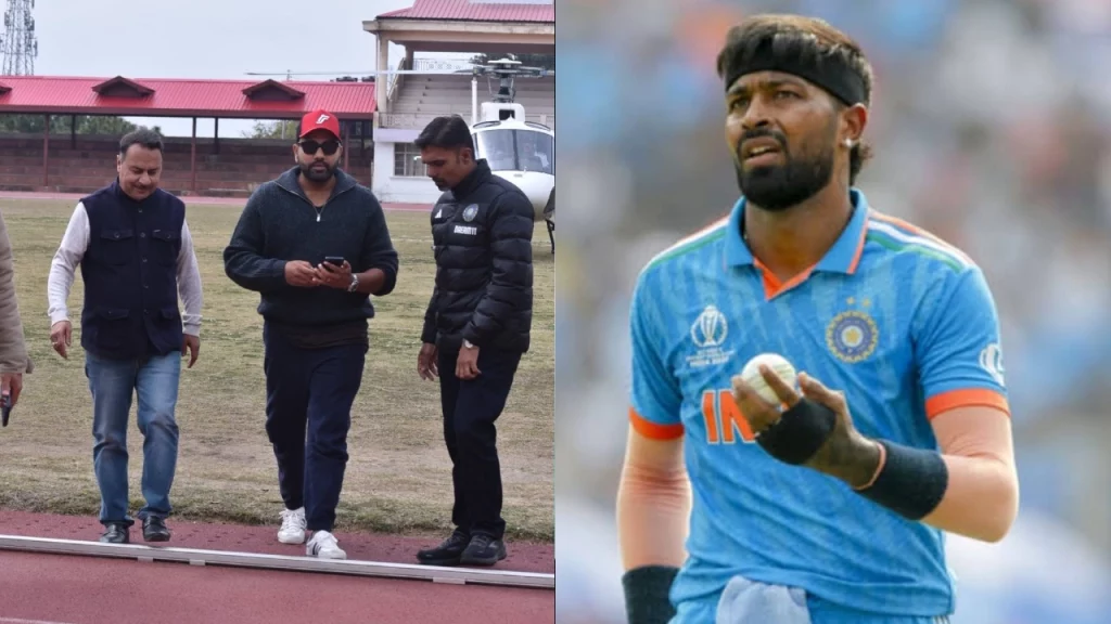 WATCH- Rohit Sharma Arrives In Dharamshala On A Chopper Ahead Of 5th Test