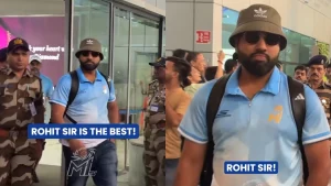 [Video] "Dekho Woh Aa Gaya": Rohit Sharma Given A Grand Welcome At Mumbai Airport Ahead Of MI vs RR