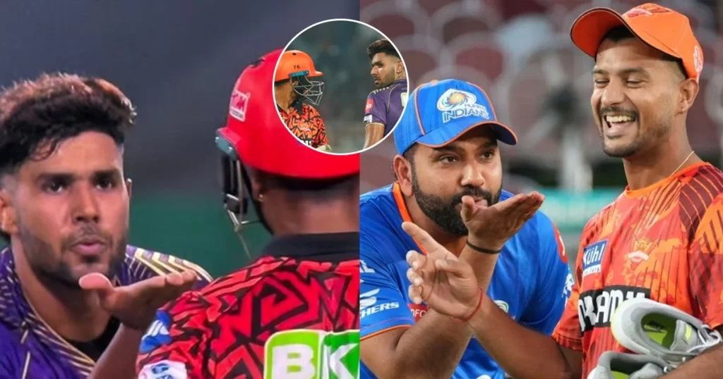 Rohit Sharma Mocks Mayank Agarwal With Harshit Rana's Flying Kiss Celebration