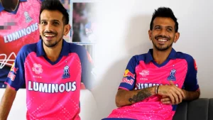 Yuzvendra Chahal Unveiled Rajasthan Royals' New Jersey For IPL 2024