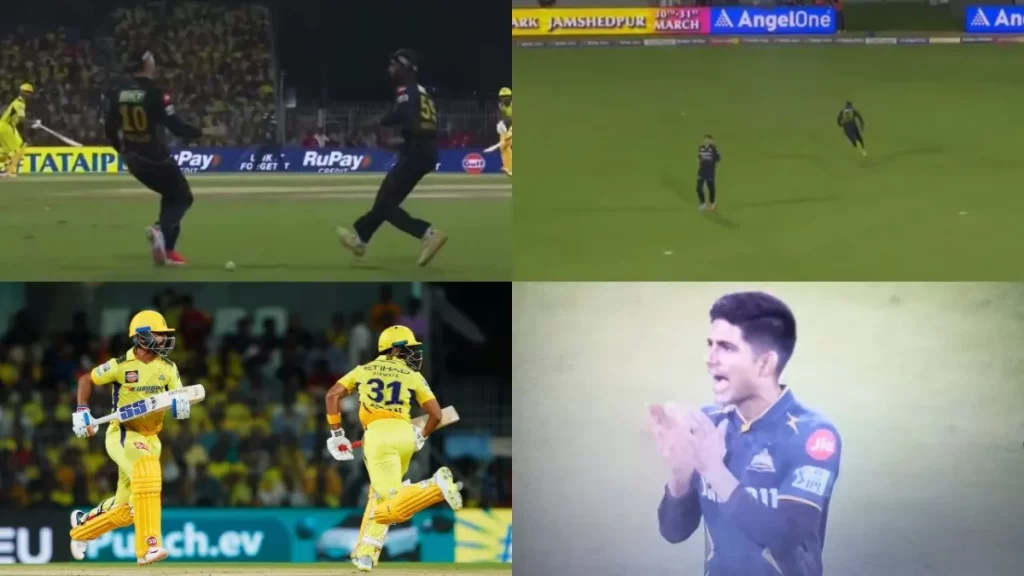 CSK Batsmen Capitalise And Run Four Runs On Fielding Mishap By Vijay Shankar And David Miller