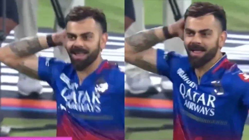 [Watch] Virat Kohli Dances For Fans At Chinnaswamy Stadium After Match-Winning Knock vs PBKS