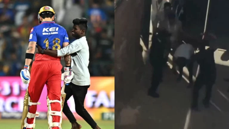 [Watch] Fan Who Touched Virat Kohli's Feet Gets Badly Beaten Up By Police And Ground Officials