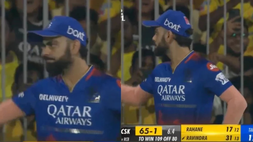 Watch: Chepauk Goes Bonkers As Virat Kohli Waves To The CSK Crowd