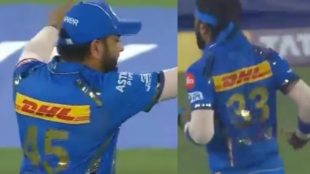 [Watch] Rohit Sharma Tells Hardik Pandya To Field At Boundary During SRH's Batting