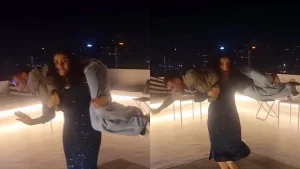 [Video] Sangeeta Phogat Picks Up Yuzvendra Chahal On Her Shoulders In WWE Style