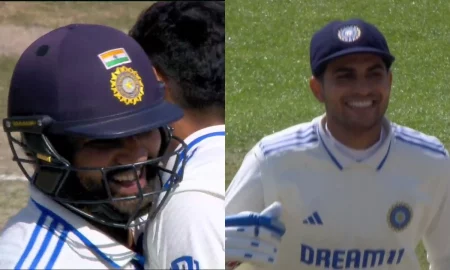 Watch: Rohit Sharma Gives A Cheerful Hug To Shubman Gill After Youngster's Century In Dharamsala