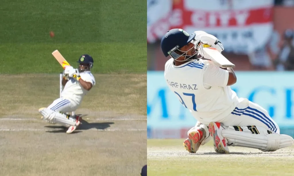 [Video] Sarfaraz Khan Plays A Superb Ramp Shot To A Short Ball From Mark Wood