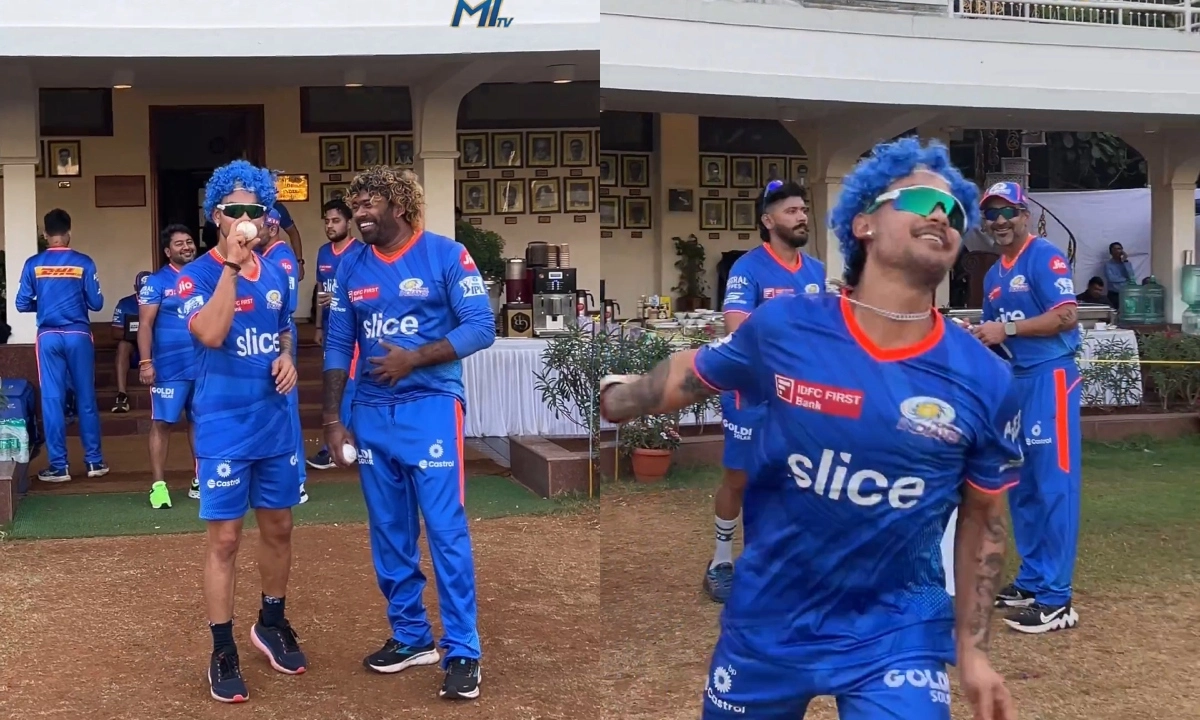 Watch: Ishan Kishan Hilariously Copies Malinga's Action; See Sri Lankan Legend's Reaction