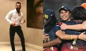 [Watch] Virat Kohli Dances With RCB Women Team To Celebrate WPL Trophy Victory