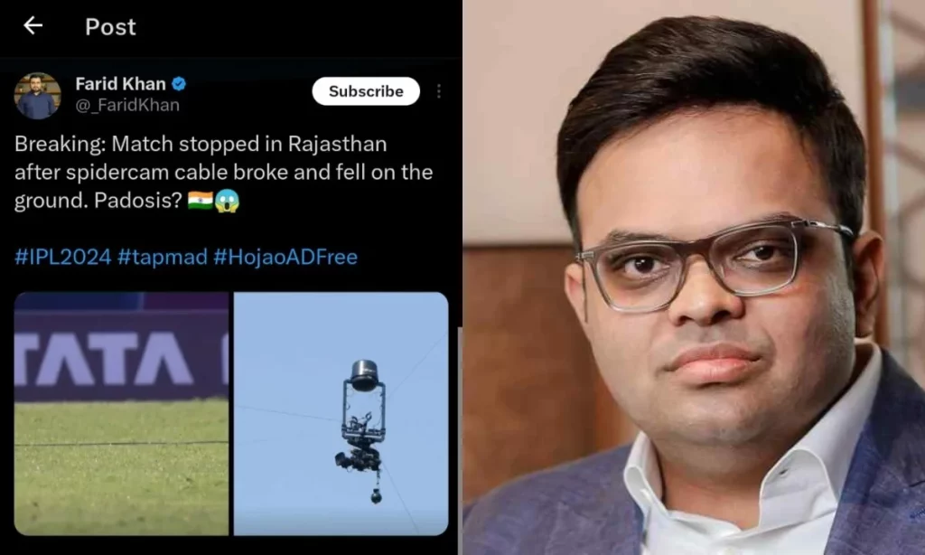 RR vs LSG: Fans Troll BCCI After Spidercam Cable Breaks And Fall Downs; Match Was Stopped