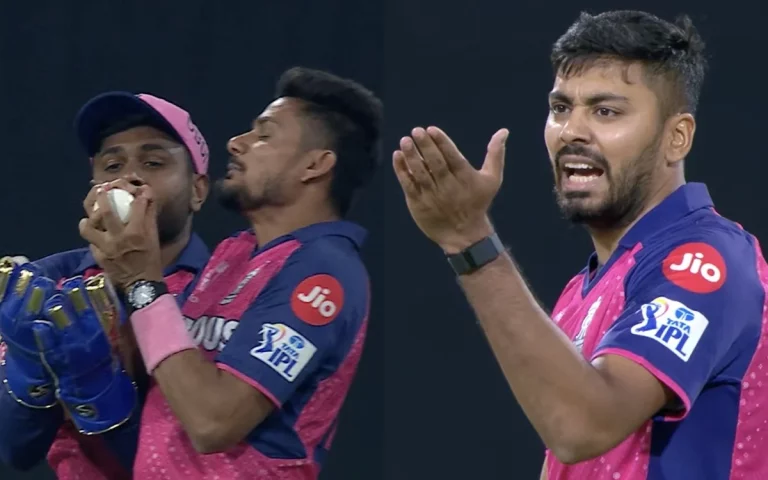 VIDEO - Avesh Khan Abused Kuldeep Sen After He Collided With Sanju Samson While Taking A Catch
