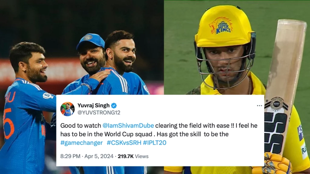 Fans And Experts Want Shivam Dube In The Indian Squad For The T20 World Cup 2024