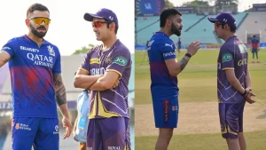 VIDEO - Virat Kohli And Gautam Gambhir's Animated Chat Before KKR vs RCB Has Gone Viral