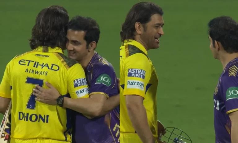 IPL 2024: Fans React With Hilarious Memes After Gautam Gambhir And MS Dhoni's Hug Moment After The Match