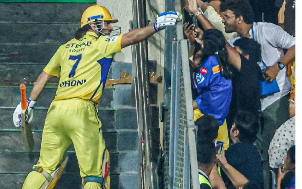 VIDEO - MS Dhoni Gives Match-Ball To Cute Fan After Epic Six After MI vs CSK Clash
