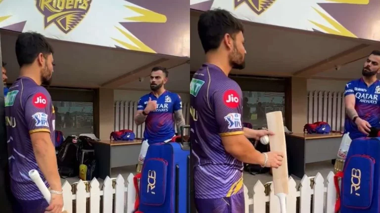 VIDEO - "2 Match Mein Tujhe 2 Bat Dun?": Virat Kohli Teases Rinku Singh After He Asks For Another Bat