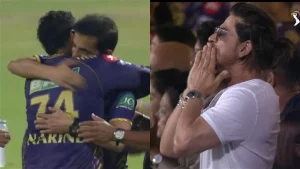VIDEO - Shah Rrukh Khan Danced In Joy After Sunil Narine's Powerful Century Against RR