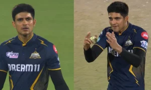 VIDEO - Angry Shubman Gill Lost His Cool At The Umpire Over A Wide Call During RR vs GT Clash