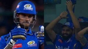 VIDEO - Tilak Varma Dedicated His Half-Century To Rohit Sharma's Daughter Samaira