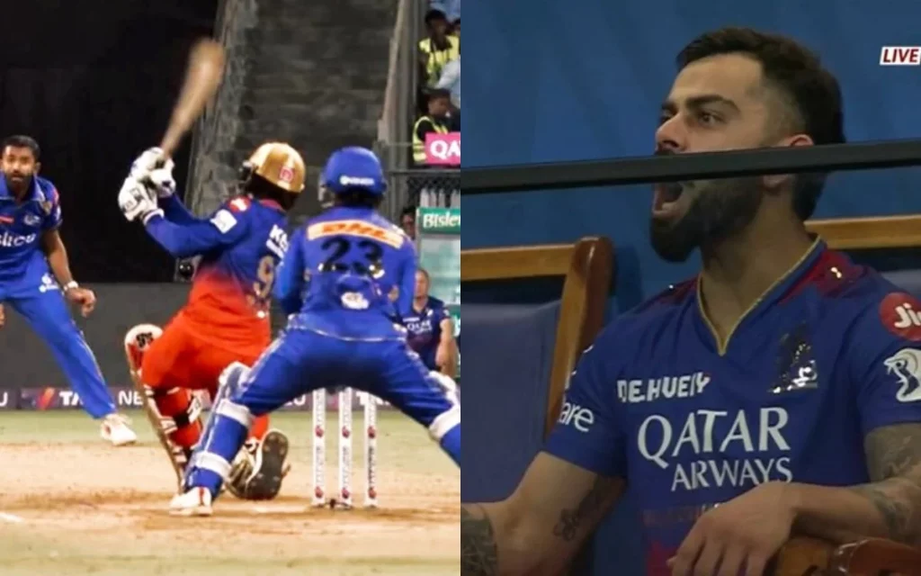 VIDEO - Virat Kohli's Reaction To Rajat Patidar's Sensational Six Has Gone Viral