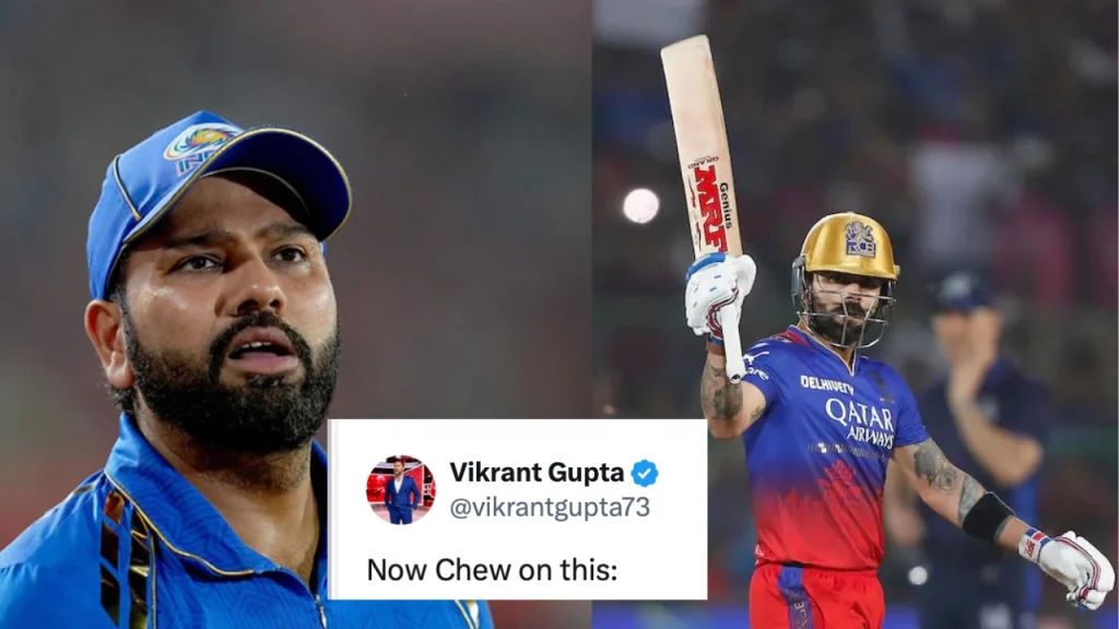 Vikrant Gupta Takes A Dig At Virat Kohli Citing Rohit Sharma's Innings