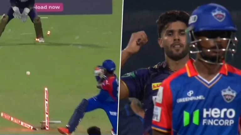 Watch: Harshit Rana Pulls Off From His Flying Kiss Send off After Dismissing Abhishek Porel