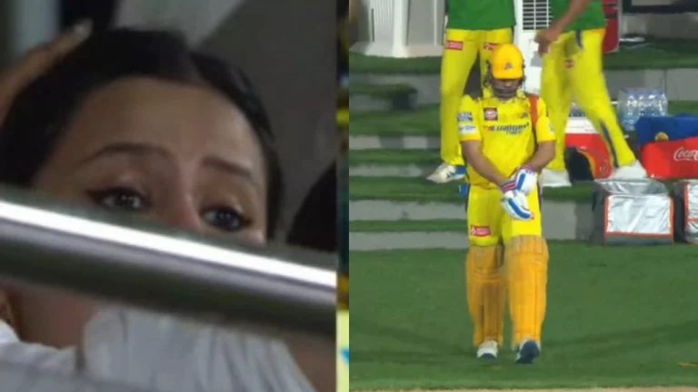 Watch: Sakshi Dhoni Elated As MS Dhoni Smashes A Boundary Off The First Ball