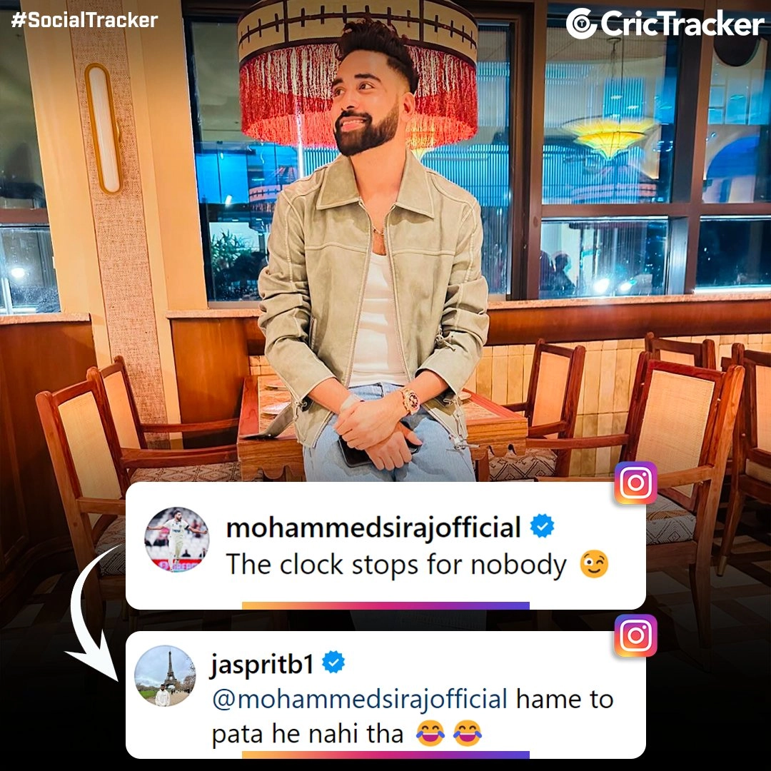 IPL 2024: Jasprit Bumrah Trolls Mohammed Siraj On Instagram