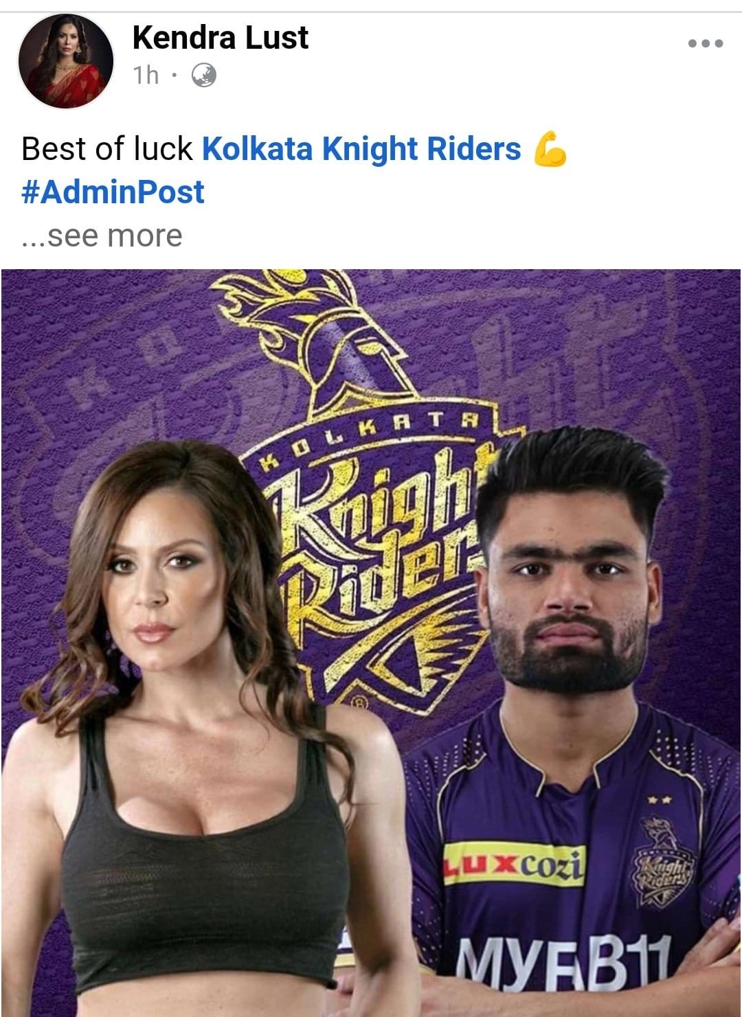 IPL 2024: Kendra Lust Shares A Photo With Rinku Singh