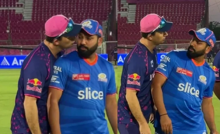 VIDEO - Rohit Sharma Gave An Epic Reaction After Shane Bond Tried To Kiss Him