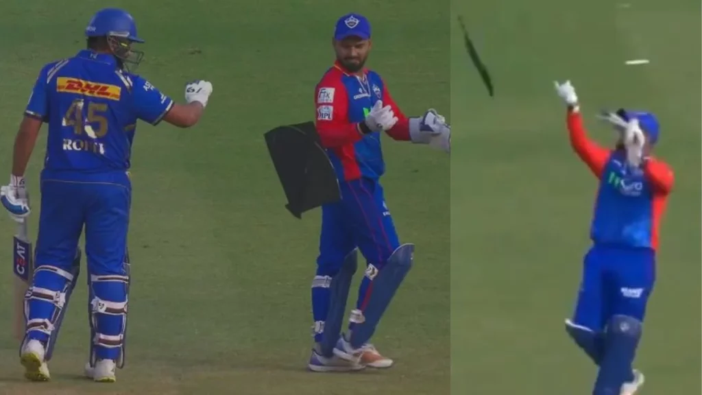 VIDEO - Rohit Sharma And Rishabh Pant 'Play With A Kite' During DC vs MI Clash