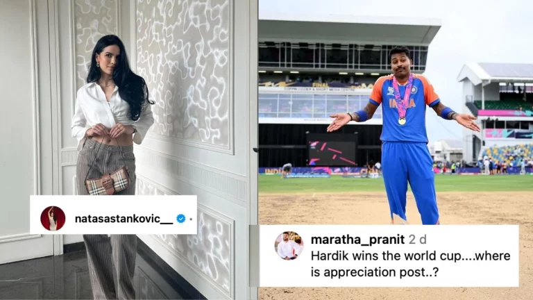 Fans Agitated After Natasa Stankovic Disrespected Hardik Pandya After World Cup Win