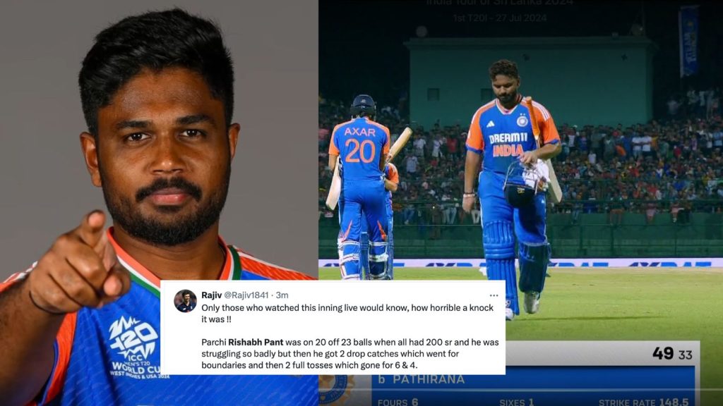 Fans Slam Rishabh Pant For His Innings Against Sri Lanka