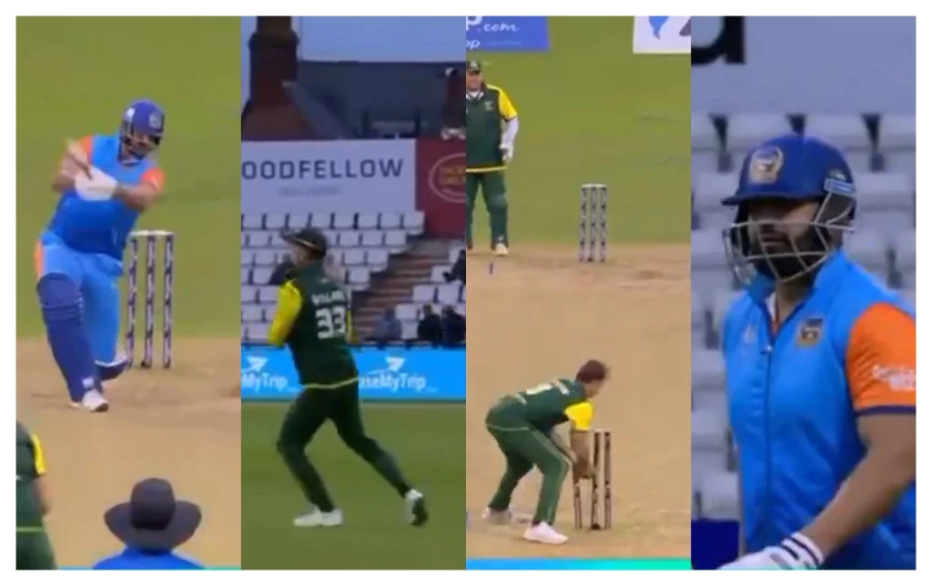 Irfan Pathan And Yusuf Pathan Fight During A Match In The World Championship Of Legends